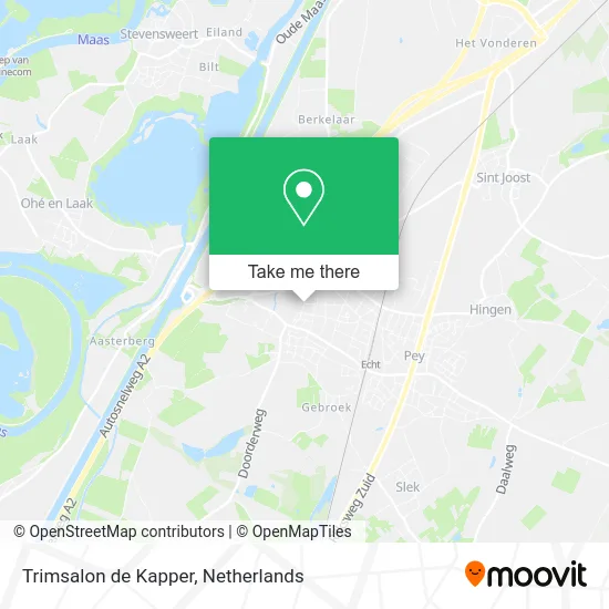 Trimsalon de Kapper map