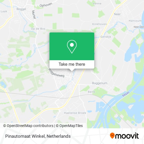 Pinautomaat Winkel map