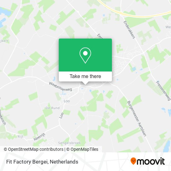 Fit Factory Bergei map