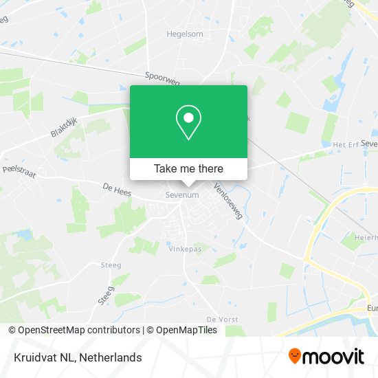 Kruidvat NL map