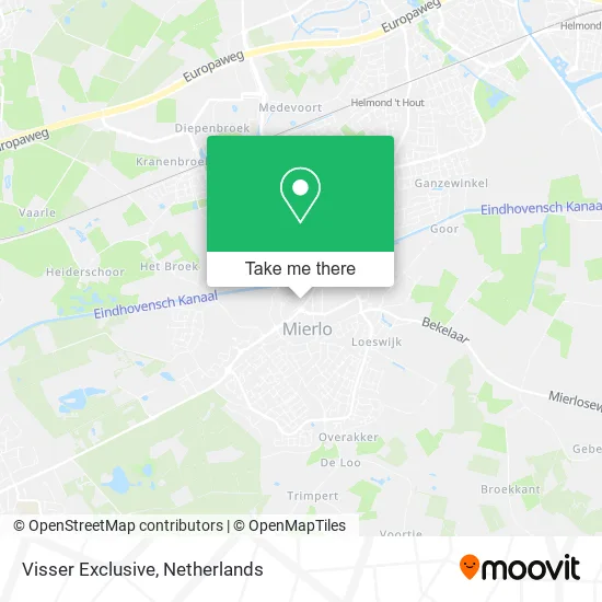 Visser Exclusive map