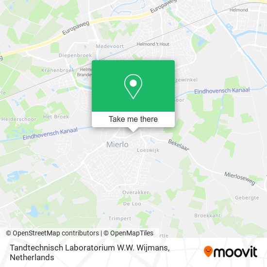 Tandtechnisch Laboratorium W.W. Wijmans map