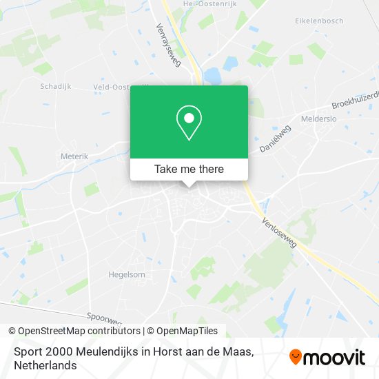 Sport 2000 Meulendijks in Horst aan de Maas map