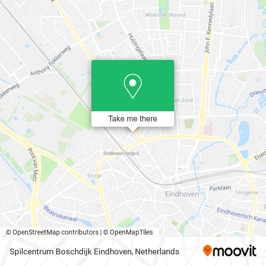 Spilcentrum Boschdijk Eindhoven Karte
