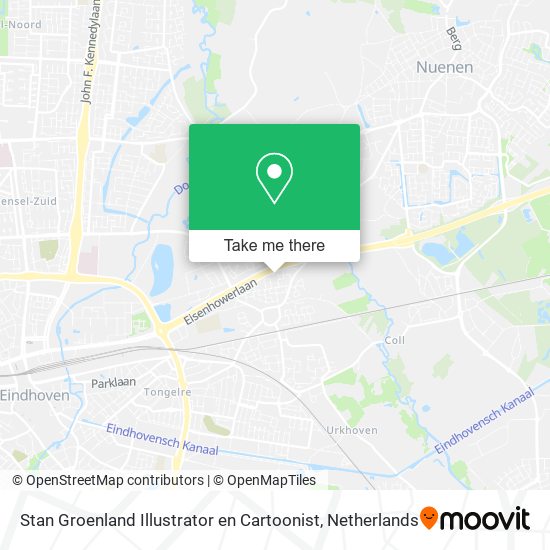 Stan Groenland Illustrator en Cartoonist map