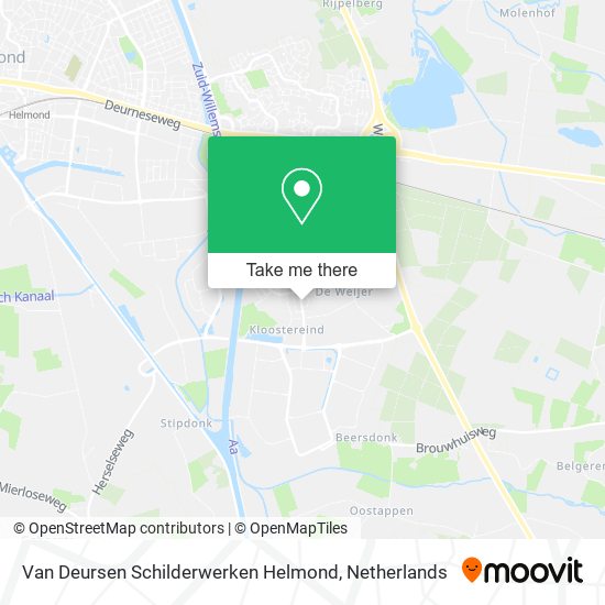 Van Deursen Schilderwerken Helmond map