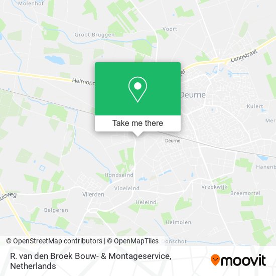 R. van den Broek Bouw- & Montageservice Karte