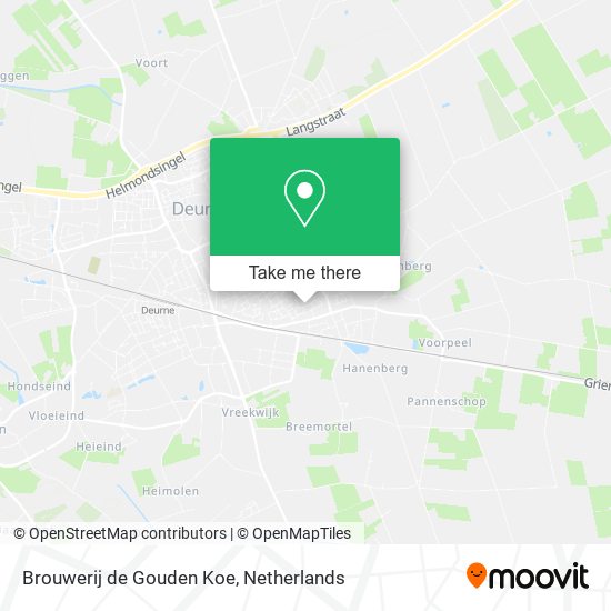 Brouwerij de Gouden Koe map