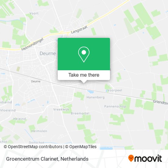 Groencentrum Clarinet map