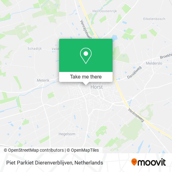 Piet Parkiet Dierenverblijven map