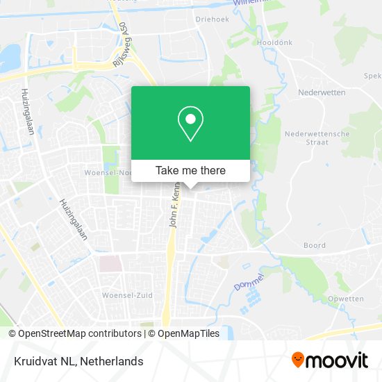 Kruidvat NL map