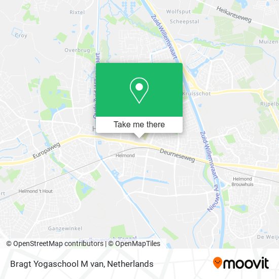 Bragt Yogaschool M van map