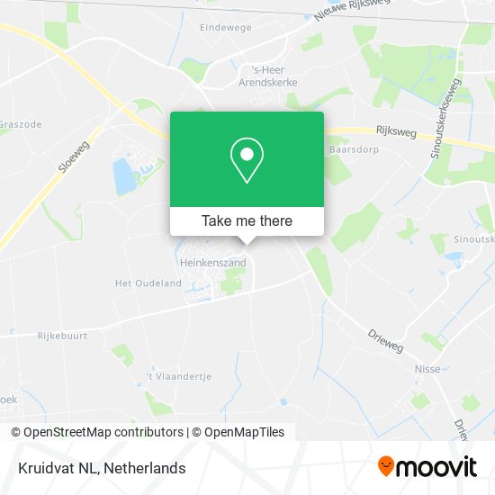 Kruidvat NL map