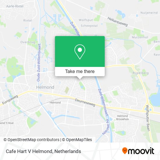 Cafe Hart V Helmond map