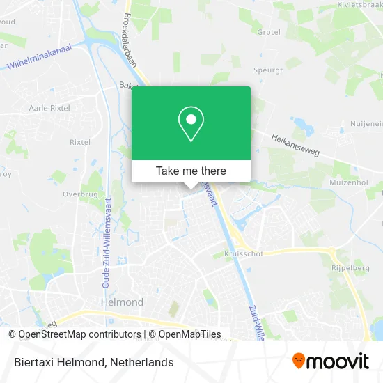Biertaxi Helmond map