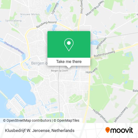 Klusbedrijf W. Jeroense map