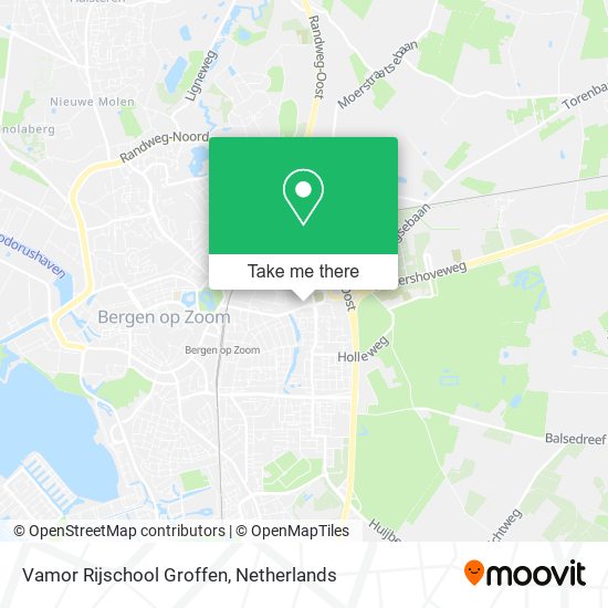 Vamor Rijschool Groffen map