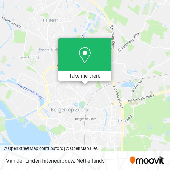 Van der Linden Interieurbouw map