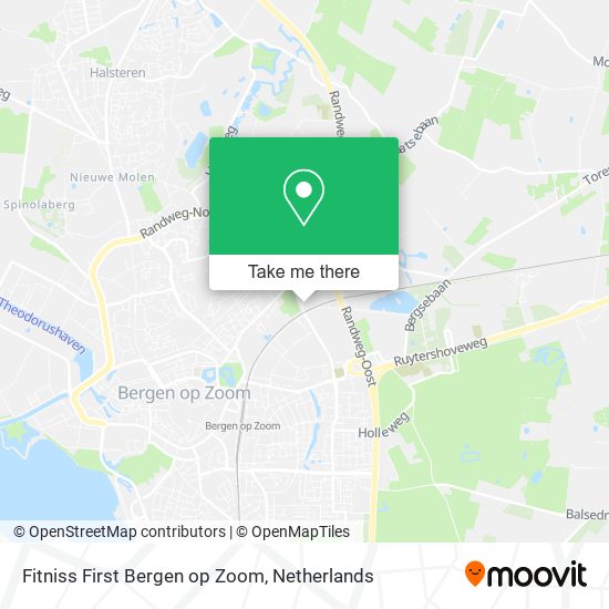 Fitniss First Bergen op Zoom Karte