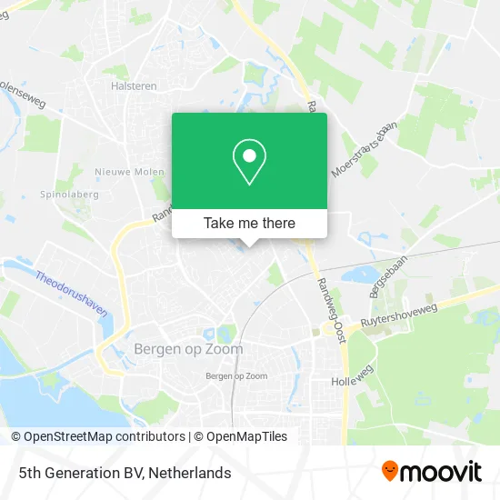 5th Generation BV map