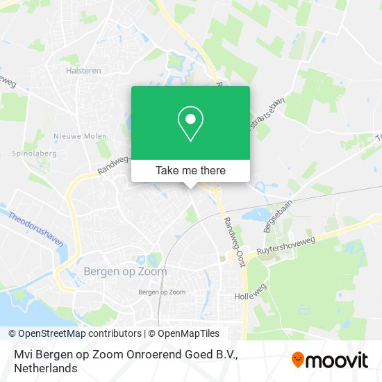 Mvi Bergen op Zoom Onroerend Goed B.V. map