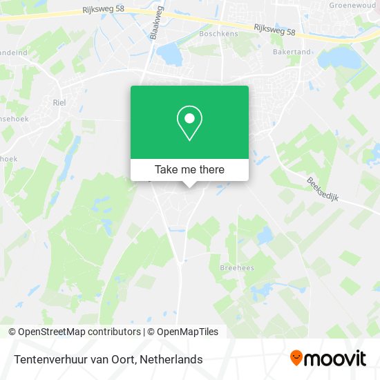 Tentenverhuur van Oort map