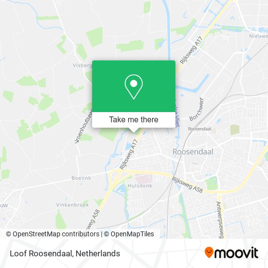 Loof Roosendaal map