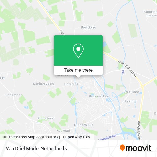 Van Driel Mode map