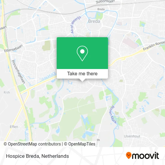 Hospice Breda map