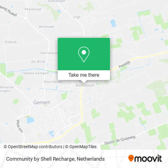 Community by Shell Recharge map