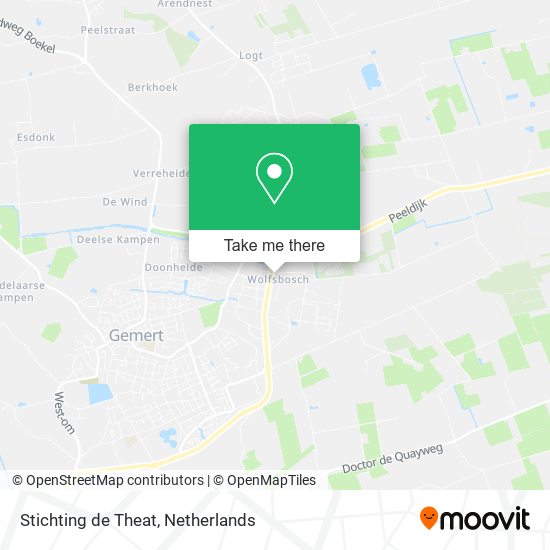 Stichting de Theat map