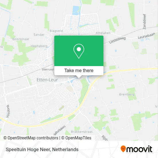 Speeltuin Hoge Neer map
