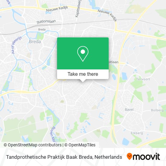 Tandprothetische Praktijk Baak Breda map