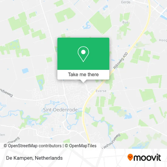 De Kampen map