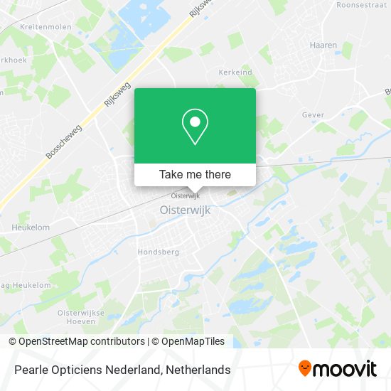 Pearle Opticiens Nederland map