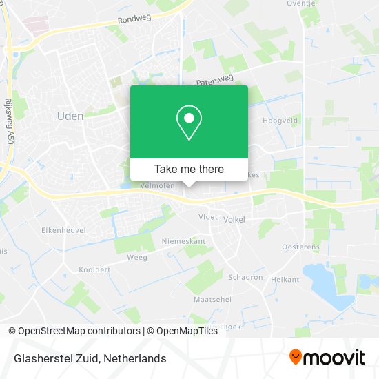 Glasherstel Zuid map