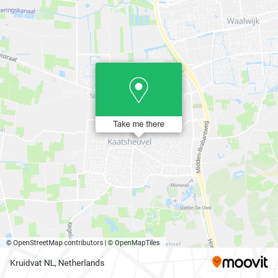 Kruidvat NL map