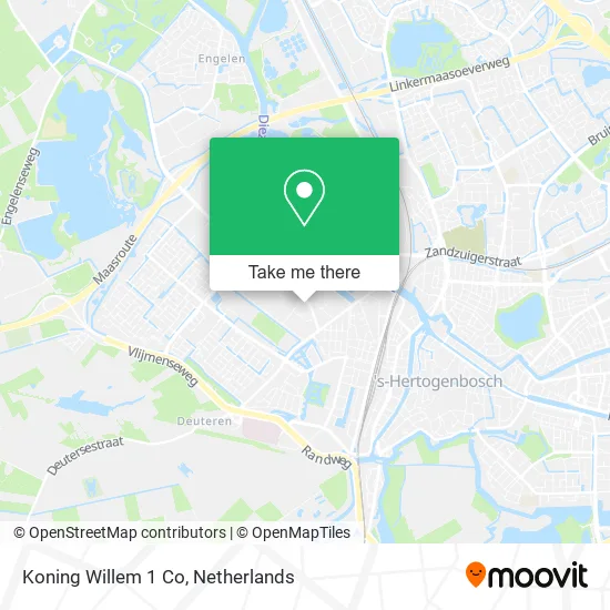 Koning Willem 1 Co map