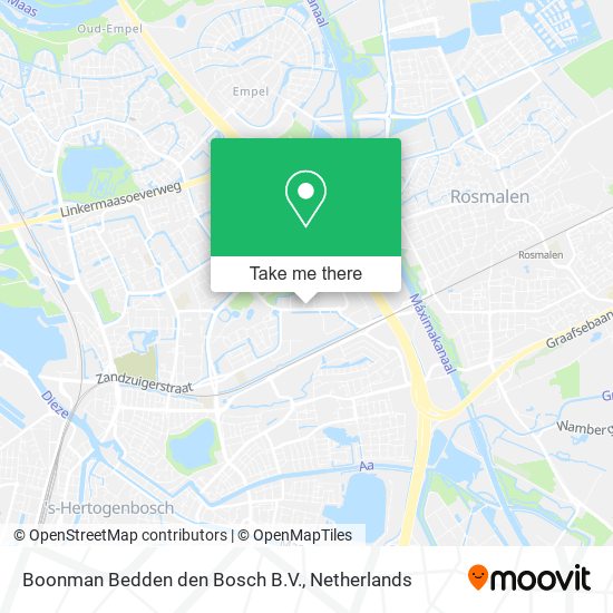 Boonman Bedden den Bosch B.V. map