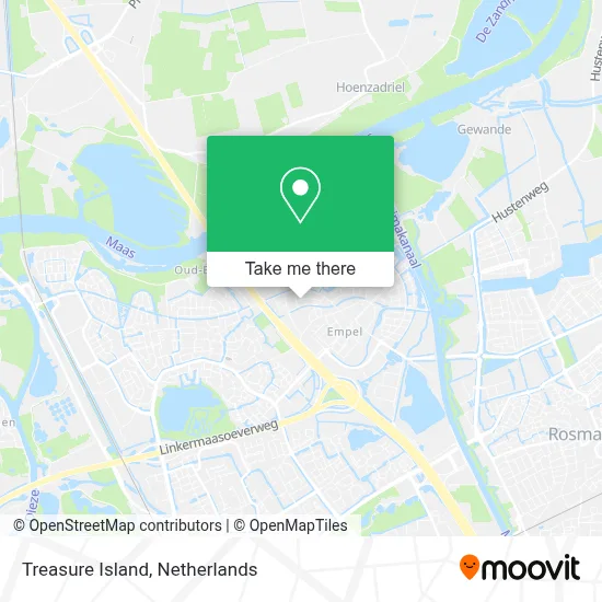 Treasure Island map