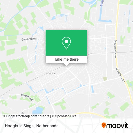 Hooghuis Singel map