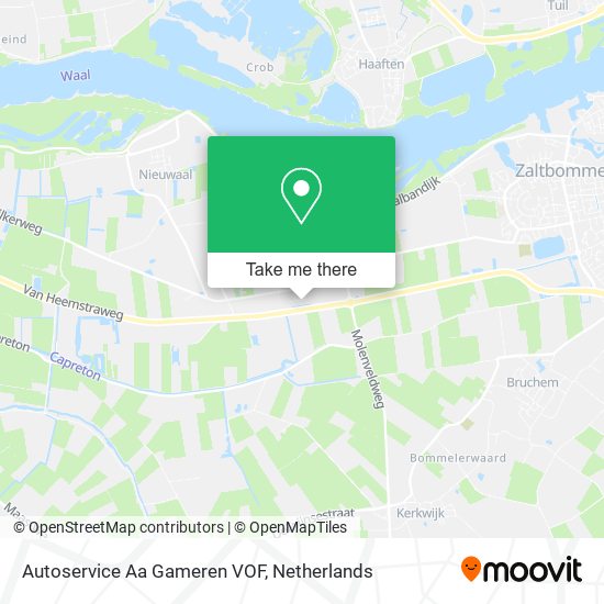 Autoservice Aa Gameren VOF map