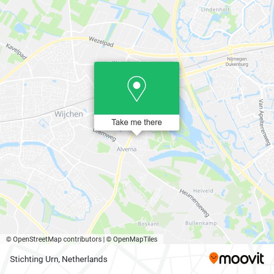 Stichting Urn map