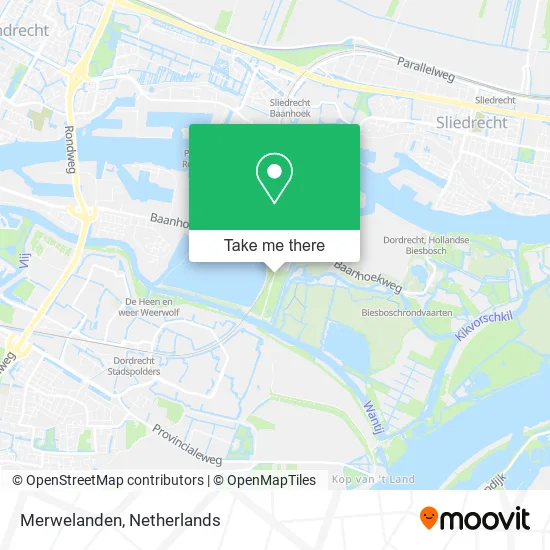 Merwelanden map