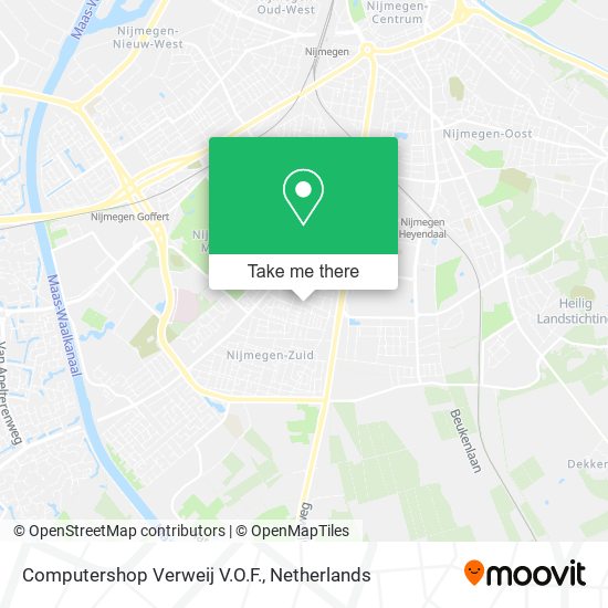 Computershop Verweij V.O.F. map