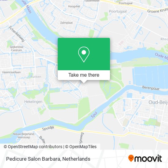 Pedicure Salon Barbara map