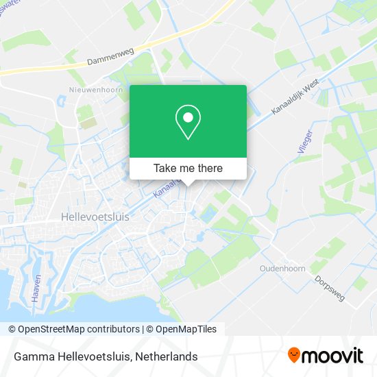 Gamma Hellevoetsluis map