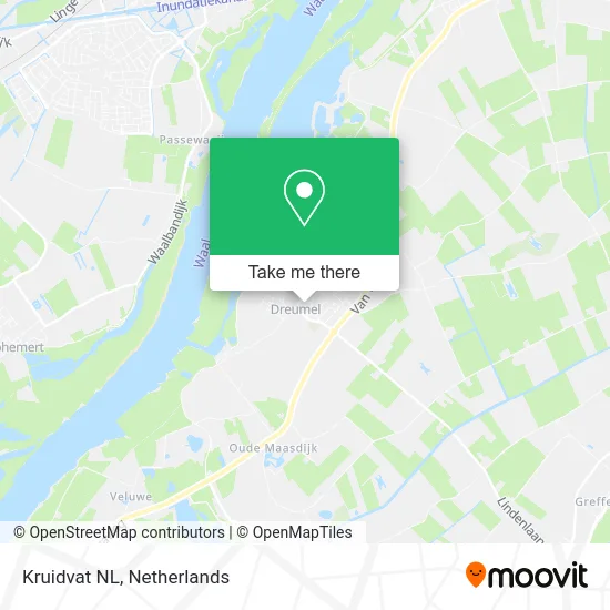 Kruidvat NL map