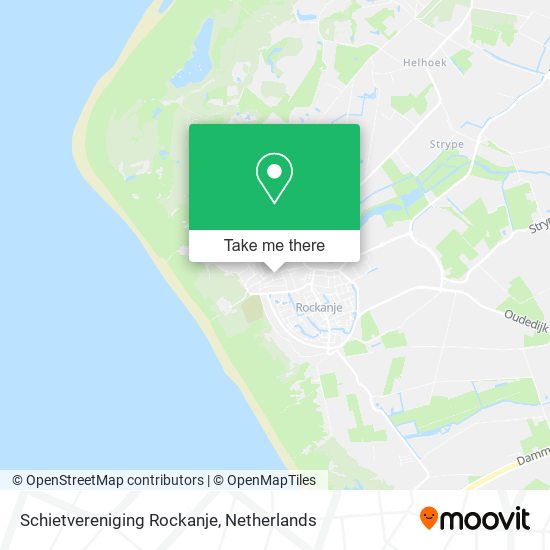 Schietvereniging Rockanje map