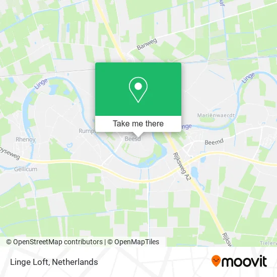 Linge Loft map